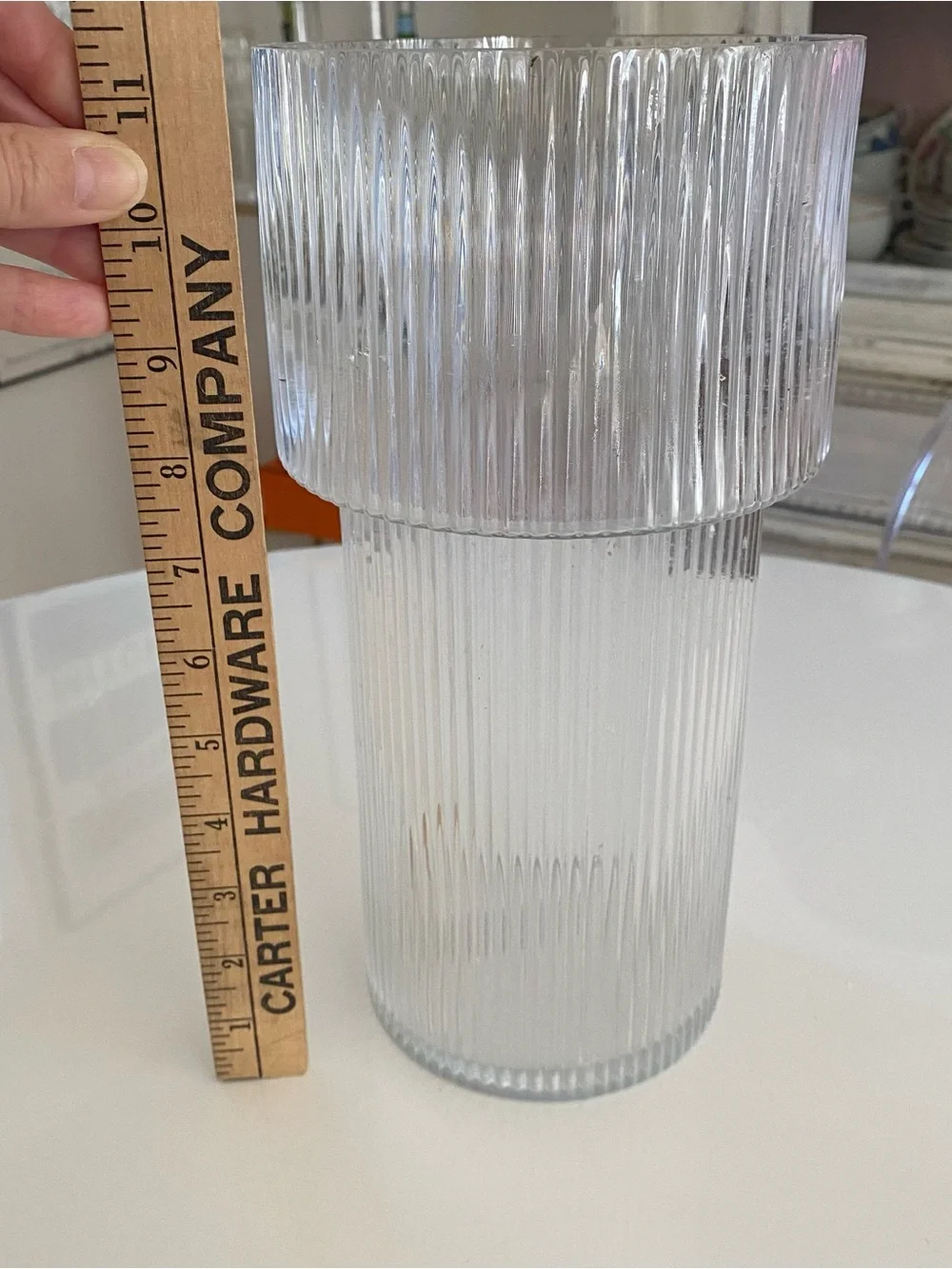 Ribbed Vase